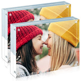 ILYXY front view clear 5x7 frame showing minimalist display benefits