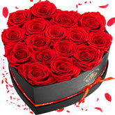 Impouo heart-shaped box front view showing elegant gift presentation and immediate impact