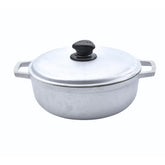 Imusa caldero front view showing pot and lid, durable cooking and serving.