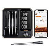 Inkbird front display base showing four probe readings for clear monitoring