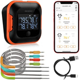Inkbird IBT-24S front display showing temperatures and benefit of quick readings