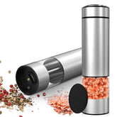 innhom front view stainless steel grinder showing sleek design and easy grip