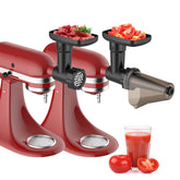 InnoMoon front view of strainer and grinder showing compact value set and versatility