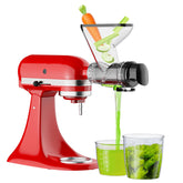 InnoMoon front view attached to KitchenAid showing compact efficient design and convenience