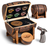INSISART front packaging showing complete whiskey smoker kit and benefits