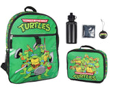 INTIMO backpack front view showing TMNT heroes and durable storage