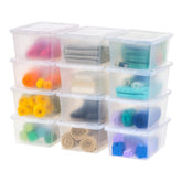 IRIS USA front view of 12-pack showing neat uniform storage