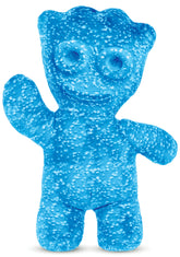 iscream blue Sour Patch Kids pillow front view showing playful shape and color