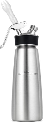 iSi North America Profi Whip front view showing stainless steel durability and professional design
