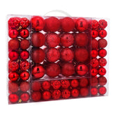 ISULIFE front packaging showing 87 red ornaments and organized storage benefit