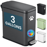 iTouchless front view showing compact design and odor control benefit