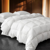ITSNGBY front view comforter on bed showing plush loft and hotel look