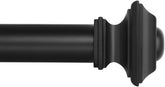 Ivilon front view of boxed square curtain rod showing ready-to-hang convenience