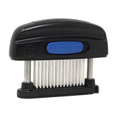 Jaccard front view showing handheld tenderizer and ergonomic grip for faster prep