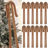 Janinka front packaging showing 12 light brown velvet bows and neat stacking, useful for easy storage
