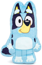 Jay Franco Bluey pillow front view showing cheerful character and cozy appeal