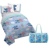 Jay Franco comforter front view featuring Stitch and Angel for playful decor