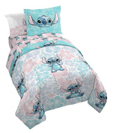 Jay Franco Lilo & Stitch comforter front view showing colorful design and cozy appeal