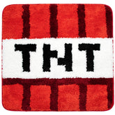 Jay Franco rug front view showing TNT design and vibrant colors for themed decor