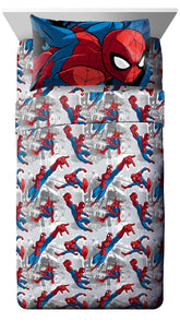 Jay Franco front packaging showing Spiderman art and set contents for easy identification
