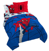 Jay Franco Spider-Man comforter front view showing bold hero design and full coverage