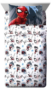 Jay Franco front packaging showing Spiderman design and set contents for easy identification