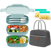 JBGOYON front view of bento set showing compact organization and convenience