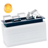 Jell-Cell front packaging showing ten 2-inch clear cube cavities and benefit durable design