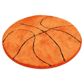 JeogYong basketball rug front view showing realistic print and cozy look