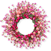 J'FLORU front door wreath creating a welcoming entrance