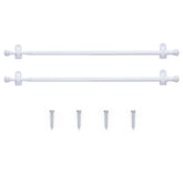 jinchan front view of 2-pack rods showing compact packaging and quick install benefit