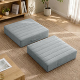 JKMAX front view of 22-inch floor pillow showing plush seating comfort
