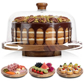 JOCHER front view wooden cake stand showcasing stable display