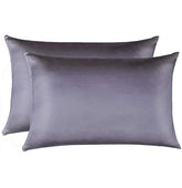 Jocoku front packaging showing two king gray pillowcases and gift box, elegant presentation