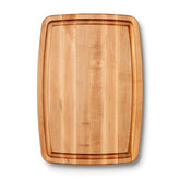 John Boos front view of maple 20x14 board showing stable prep surface