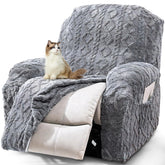 JOKIVTOU front view covered recliner showing neat updated look and protection