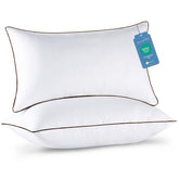 JOLLYVOGUE front view of king pillows showing hotel-quality look and comfort