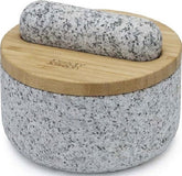 Joseph Joseph Dash granite mortar front view, durable grinding benefit
