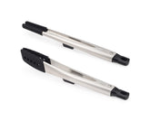 Joseph Joseph Elevate Fusion front view showing both 12-inch tongs and benefits