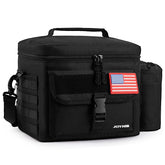 JOYHILL front view showing tactical lunch bag and easy-access pocket benefit