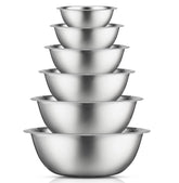 JoyJolt front packaging showing six-piece mixing bowl set and neat nesting benefit