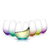 JoyJolt Hue front packaging showing gift-ready box and colorful tumblers
