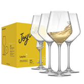 JoyJolt Layla front packaging showing set of four and gift-ready look