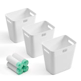 JOYMOOP front view of three cans showing compact pack and space saving