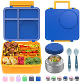 JoyYum bento box front closed showing compact travel-ready design and secure lid