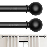 JRZOO front view packaged rods showing included hardware and ready-to-install benefit