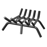 Jusgym front view of 17-inch grate showing sturdy frame and benefit of stability