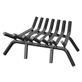 Jusgym front view showing full 21-inch grate and stable frame benefit