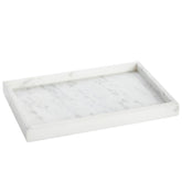 Juvale marble tray front view showing clean lines and elegant display benefit