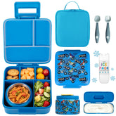 JXXM front view of full lunch set showing organized compartments and convenience